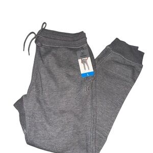 Hurley Gray Jogger Sweatpants size L